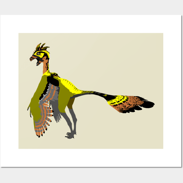 Caudipteryx Wall Art by stargatedalek